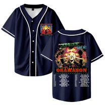 OsamaSon Jump Out Tour 2025 Merch Baseball Jersey V-Neck Shirt Women Men Short Sleeve Streetwear Clothes