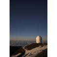 thumbnail image 2 of Posterazzi DPI12254241 The Sun Sets Over The Summit of Mauna Kea & The Domed Observatories & Telescopes - Island of Hawaii Hawaii United S 1 Poster Print - 12 x 19 in., 2 of 4