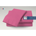 thumbnail image 3 of Sábanas Individuales Lisas We2 Dream 100% Algodón Color Fucsia Hibisco 3 Piezas, 3 of 10
