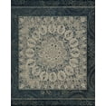 thumbnail image 2 of Zarris, Chariklia 20x24 Black Ornate Wood Framed with Double Matting Museum Art Print Titled - Market Batik I, 2 of 4