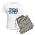 thumbnail image 5 of CafePress - Capricorn Word Cloud Women's Light Pajamas - Women's Short Sleeve Print T-Shirt and Pants Light Cotton Pajama Set, 5 of 7