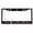 Black/Black/Light Pink, variant on Seahorse Tropical Waves of Fun Beach Style Metal License Plate Frame Personalized/Car Accessories Car Tag Holder Cover (Black/Black/Red)