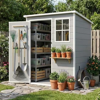 80,90サイズセット⑥ Uforic Large 10x8ft Outdoor Storage Shed Metal with Lockable Doors
