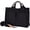 A01-black, variant on Kukuzhu Small Canvas Tote Bag with Multi Pockets Canvas Handbag Tote Purse for Women Canvas Crossbody Bag Top Handle
