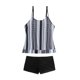thumbnail image 5 of Traje de baño de 2 piezas para mujer, trajes de baño para mujer, traje de baño vintage estampado para mujer, traje de baño conservador, falda de playa estampada para mujer, traje de baño bikini, traje, 5 of 5