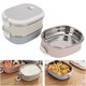 thumbnail image 5 of Bento Box Para Adultos Y Niños, Bento Lunch Box Container, Con Asas Doblemente Curvadas Para El Hogar, El Trabajo, Los Trabajadores De Oficina De Viaje, Los Estudiantes, 5 of 8