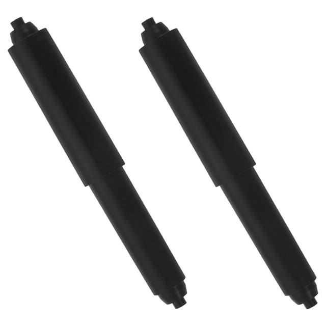 OUNONA 2Pack Toilet Paper Roller Replacement Black Plastic for Hotel Embedded Design