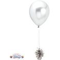 thumbnail image 2 of PMU Kisses Balloon Weights - Decorative Balloon Weight for Christmas, Thanksgiving, Birthday, Party Favors, Wedding & Baby Shower - 6oz. Silver, Pkg/12, 2 of 7
