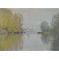 thumbnail image 3 of Claude Monet 14x11 Black Modern Framed Museum Art Print Titled - Autumn on the Seine, Argenteuil (1873), 3 of 5