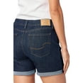 thumbnail image 3 of Levi Strauss Signature Women 5" Mid Rise Cuffed Short, Sizes 2-10, 3 of 6