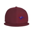 thumbnail image 3 of DouZhe Flat Brim Cap Snapback Hat, Kangaroo Australia Flag Prints Adjustable Red Adult Baseball Cap, 3 of 6