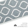 thumbnail image 5 of SussexHome Drop Design 9" X 28" Stair Treads - 70 % Cotton Anti-Slip Carpet Strips for Indoor Stairs-Easy to Install Stair Treads with Double Adhesive Tape-Safe, Extra-Grip, 10-Pack-Gray, 5 of 8