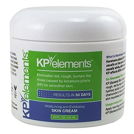 Kp Elements Skin Cream For Red Bumps On Arms Thighs Keratosis Pilaris Or Chicken Skin Walmart Com Walmart Com