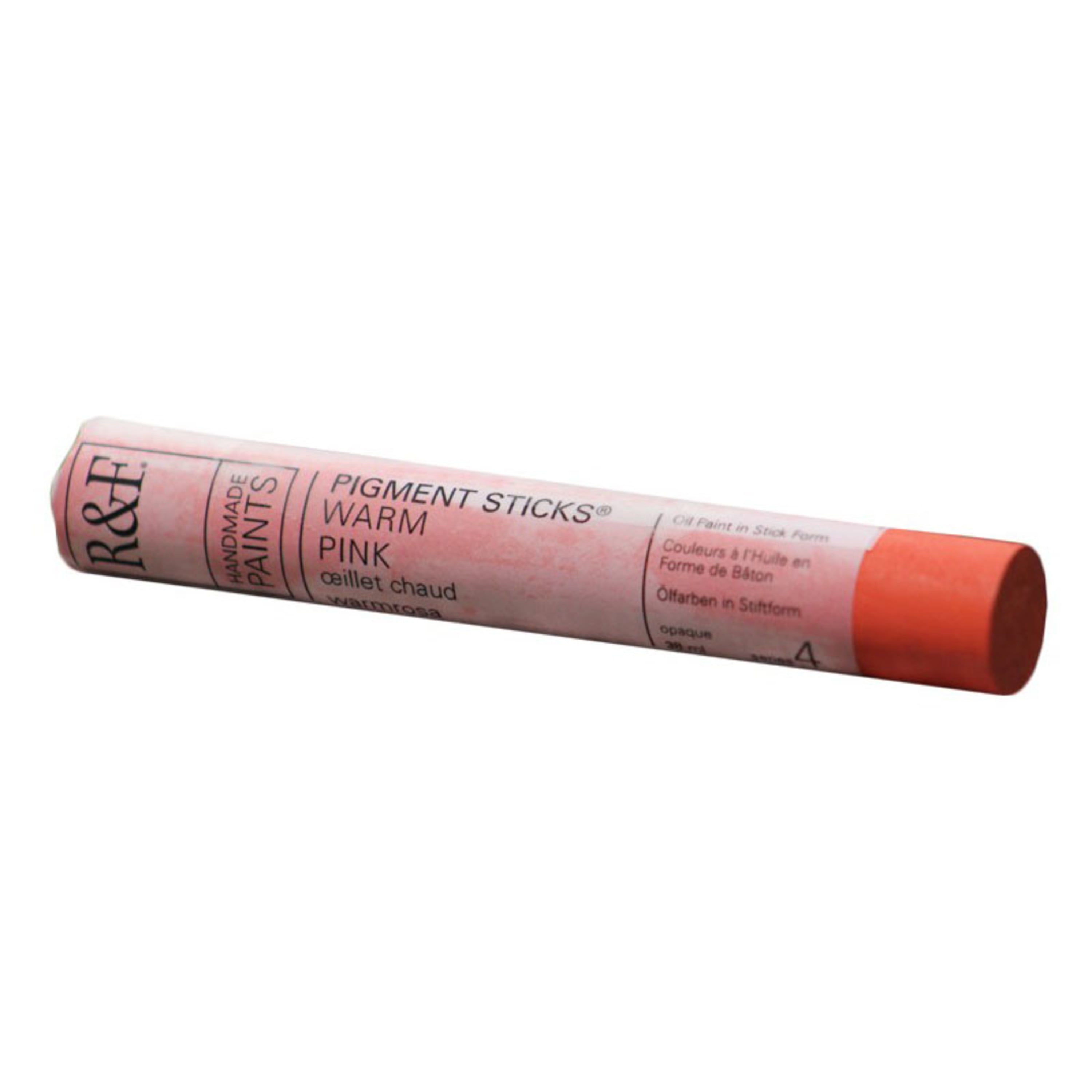 R&F Handmade Paints Pigment Stick, 38ml, Warm Pink