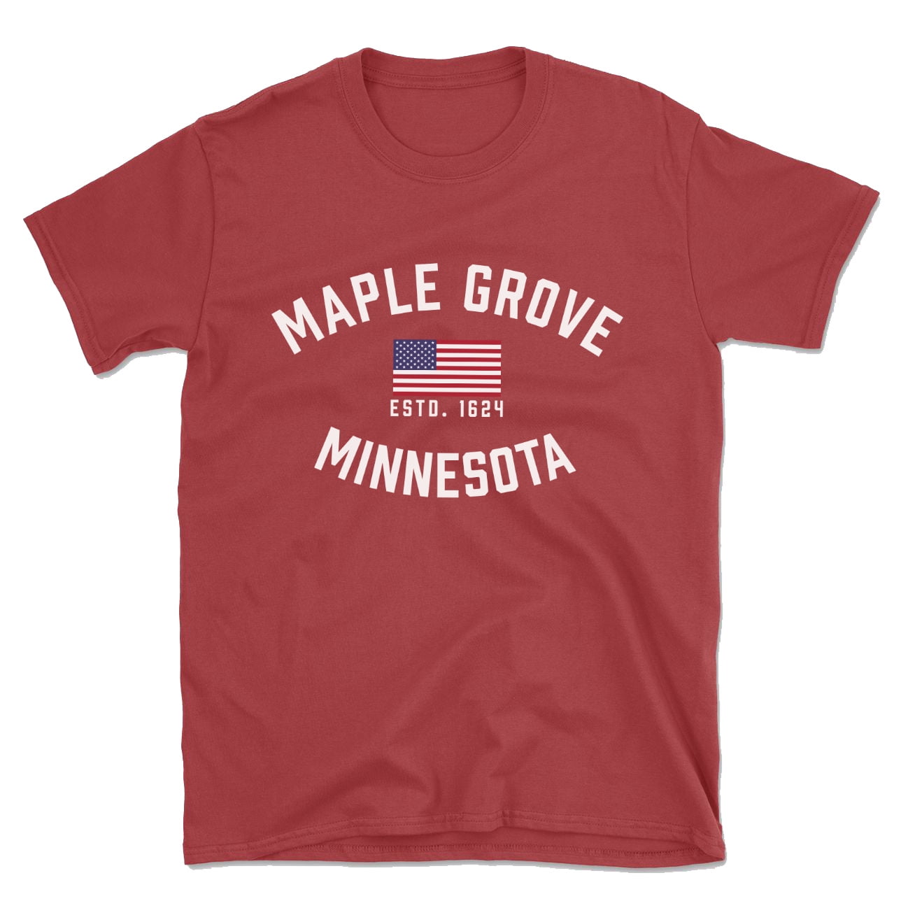 Maple Grove Minnesota Patriot Men's Cotton TShirt