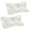 White, variant on CONCETTA 2 Pack Queen Size Memory Foam Pillows, Ergonomic Contoured Support for Side Back and Stomach Sleepers,Gray