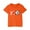 Orange#1, variant on GERsome Boys Girls Short Sleeve T Shirt Cute Graphic Cotton Crewneck Tees for Unisex Kids Casual Summer Tops Sizes 3-10 Years, 1-Pack