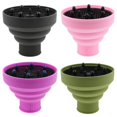 thumbnail image 4 of Plastic Collapsible Silicone Styling Hair Dryer Blower Diffuser Tool Curl Hair Blower Nozzle Purple, 4 of 9