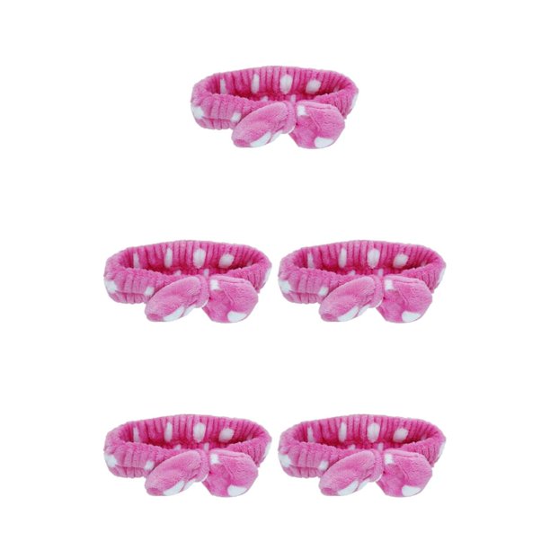 Minnieouse Precioso Grande Ducha Diadema Lazo Punto Rayas Tiras Ba?o Spa Maquillaje Type7 NO7 Minnieouse CBP078675