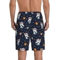 thumbnail image 6 of KLL Panda Astronaut for Men's 1-Pack Shorts,Sleep Pajama Shorts for Men Soft Pj Shorts Men's Pajama Bottoms Sleepwear -Small, 6 of 7