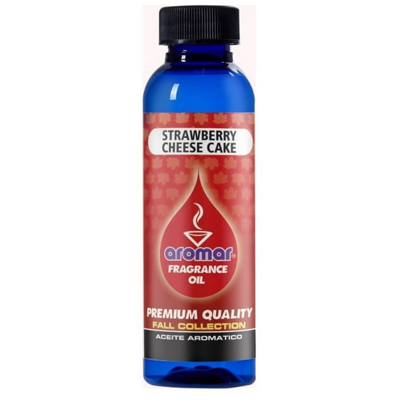 Aromar Aromatherapy spa collection essential aromatic fragrance oil Strawberry Cheesecake 2.2oz Made in Usa