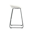 thumbnail image 2 of Bronte Living 26 inch Modern Polypropylene Counter Stool with Footrest for Kitchen, Restaurant - Series Ashton - Set of 3, 2 of 6