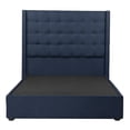 thumbnail image 1 of Box Base Cama Individual + Cabecera Bruks Trinity Azul Marino, 1 of 8