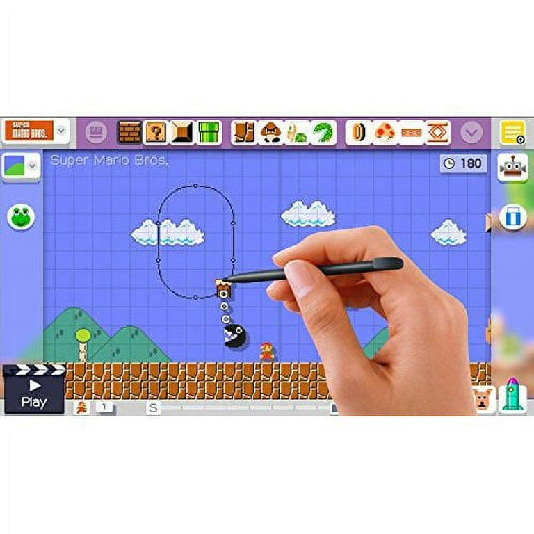 Restored Nintendo Super Mario Maker and Mario Amiibo Wii U Video