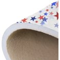 thumbnail image 6 of FREEAM America Flag Galaxy Stars Non Slip Area Rug for Living Dinning Room Bedroom Kitchen, (20 x 31 Inch), 4th of July Nursery Rug Floor Carpet Yoga Mat, 6 of 6