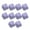 Purple, variant on 1U Layout Keycaps Heart Shape Durability Anti Fade For Mechanical Keyboards 10PCS