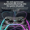 thumbnail image 2 of P05 Wireless Transparent RGB Video Gamepads Game Controller Joystick Handles For Playback On Multiple Platforms White cracks, 2 of 4
