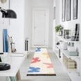 thumbnail image 4 of Yayeee Runner Rug for Bedroom 2'x6' Machine Washable Hallway Non Slip Mat, Red Butterflies, 4 of 8