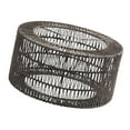 thumbnail image 3 of Esquirla Rope Iron Frame Pendant Lamp Shade Cover DIY Replacement for Cafe Restaurant 30x15cm, 3 of 8