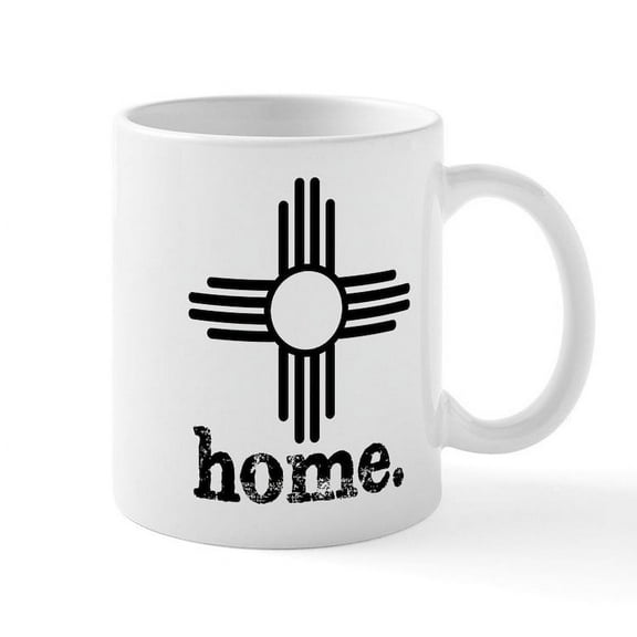 CafePress - New Mexico Home - 11 oz Ceramic Mug - Novelty Coffee Tea Cup
