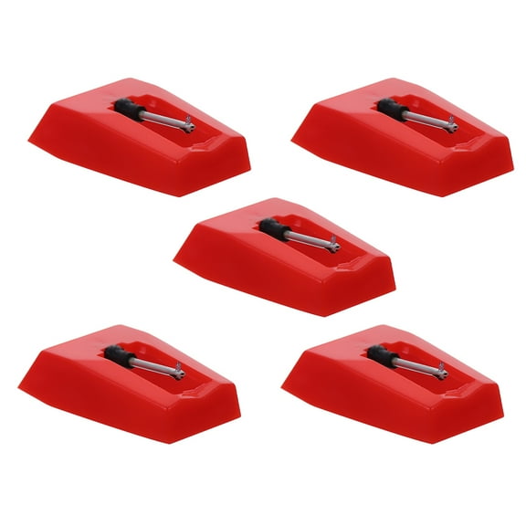 HAMPPLIES Piezoelectric Stylus Needle Red 5Pcs 0.7x0.4in