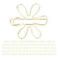 thumbnail image 3 of Metal Paperclips,100Pcs Funny Planner Clips Flower Shape Paperclips Arrowhead Paper Clips Modern Innovation, 3 of 14