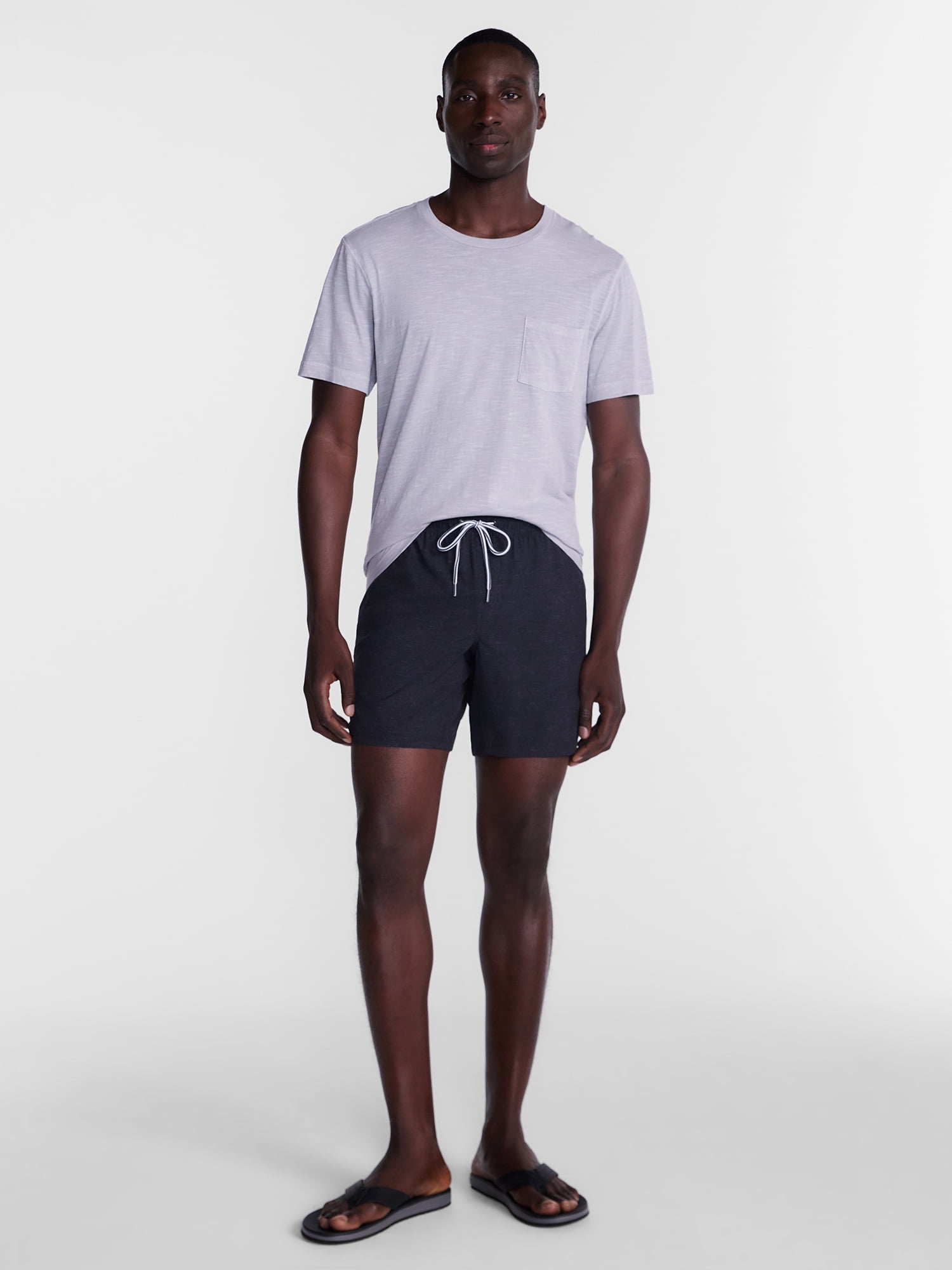 George Men's and Big Men's Performance Lined Swim Trunks, 5" Inseam, Sizes S-3XL