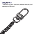 thumbnail image 4 of Uxcell Purse Chain Strap, 39" Purses Handle Cross Body Shoulder Replacement Straps Black, 4 of 5
