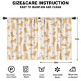 thumbnail image 2 of Blackout Kids Curtains,Golden Retriever with Bones and Paws Childrens Insulated Curtains Set Of 2,Bedroom Essentials,Toddler Room Decor 42x54in(106x137cm), 2 of 4