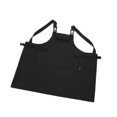 thumbnail image 4 of Herramientas delantal resistente al agua múltiples bolsillos trabaja ropa delantal del delantal delantal delantal del delantero para el restaurante al Negro, 4 of 8