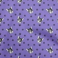 thumbnail image 1 of oneOone Cotton Poplin Medium Purple Fabric Bull Diy Clothing Quilting Fabric Print Fabric By Yard 42 Inch Wide, 1 of 5