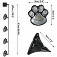 thumbnail image 7 of 4 x Solar Dog Animal Paw Print Lights Garden Outdoor LED Path Lawn Decor Walkway, 7 of 7