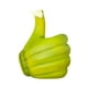 thumbnail image 3 of Estatua de plátano con gesto de pulgar hacia arriba, para gabinete, escritorio, regalo para amigos, decoración de escritorio Verde, 3 of 9