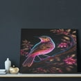 thumbnail image 3 of Naloa Glowing Leaf Bird Print Canvas Bathroom Wall Art,Bathroom Wall Art Decoration, Canvas Poster Prints,Decorative Paintings for Living Room, Bathroom, Kids Room, 3 of 6