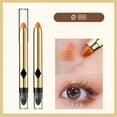 thumbnail image 1 of High Gloss Eye Shadow Pen Beaded Bright Flash Brighten Color Lying Silkworm Pen Two Color Eye Shadow, Makeup Eye Shadow, 1 of 6