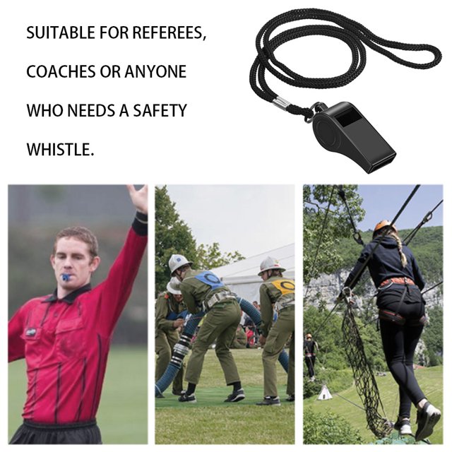 12 Pcs Sifflets Outils d'Entraînement en Plastique Sifflets de Sécurité Extérieurs