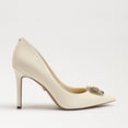 thumbnail image 2 of Sam Edelman Hazel Radiant Porcelain Stiletto Heel Pointed Toe Slip On Pumps (Porcelain, 6), 2 of 6
