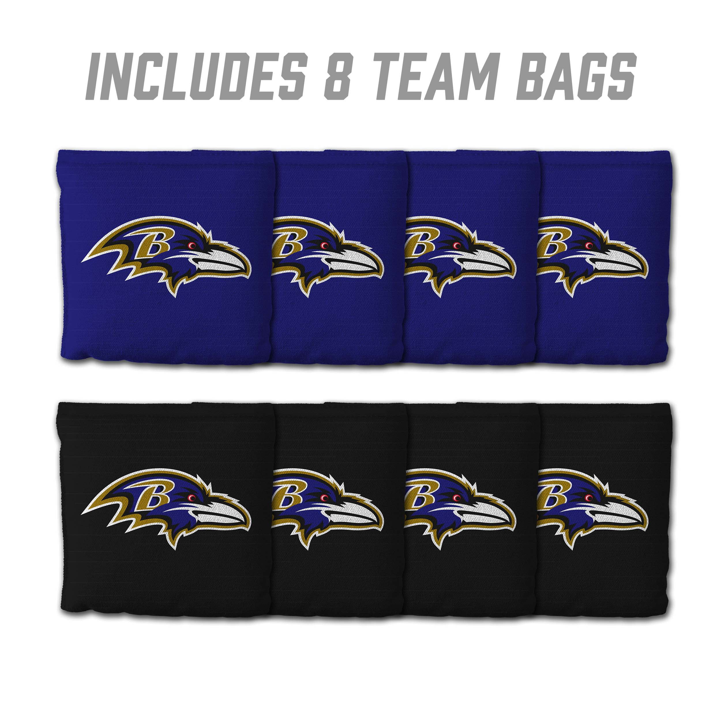 Baltimore Ravens 8pk Licensed Cornhole Bags