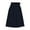 Navy, variant on Women's Oktoberfest Skirt With Bow Tie Waistband Adjustable Apron Style Half Wrap Party Accessory