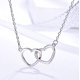 thumbnail image 3 of Collar de mujer personalizado, colgante en forma de corazón, incluido para tu hija y tu mamá. Bi, 3 of 5